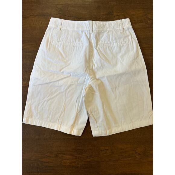 J. Crew Pleated button-front short in chino White Size 4 - Picture 4 of 6
